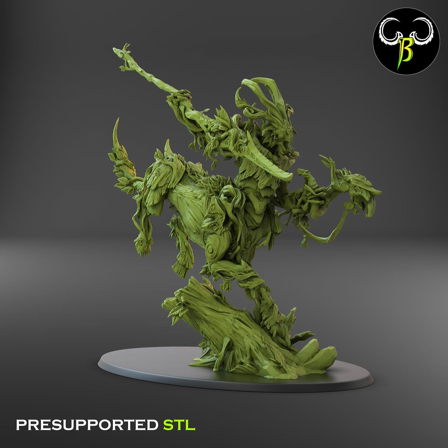 ClayBeastCreation - Grovelord Hunter