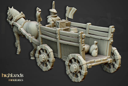 Highland Miniatures Gold Wagon