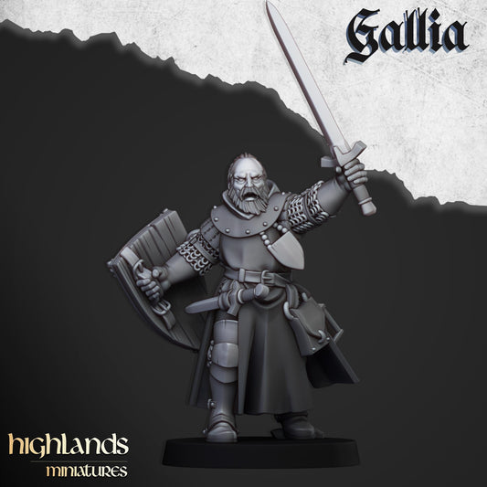 Highland Miniatures Gallia - Hero Questing Knight