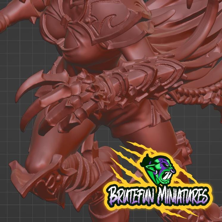 Brutefun Fantasy Football - Evil Elven Witch