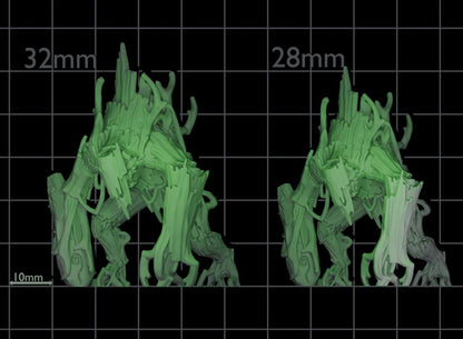 Highlands Miniatures Feral Elves - Golems