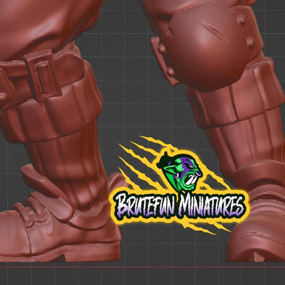 Brutefun Fantasy Football - Old man with Chainsaw