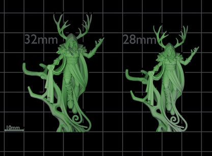 Highlands Miniatures Feral Elves - Druid