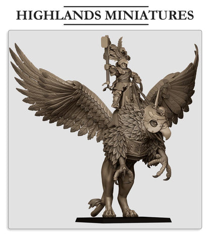 Highlands Miniatures Sonnenland-Imperator auf Kriegs Greif