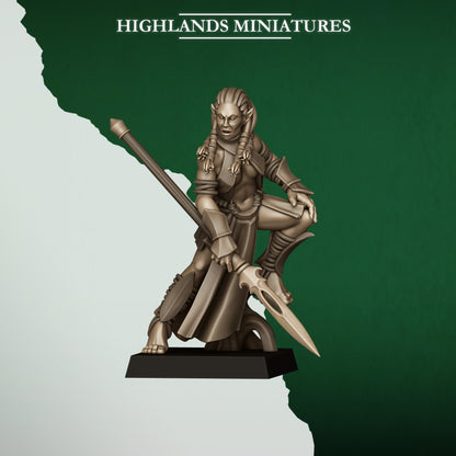 Highlands Miniatures Feral Elves - Bladesingers