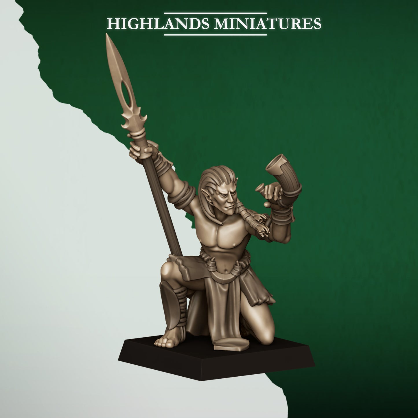 Highlands Miniatures Feral Elves - Bladesingers