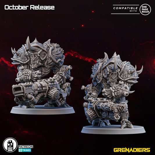 UGLY Miniatures Chitinous Swarm - Grenadiers