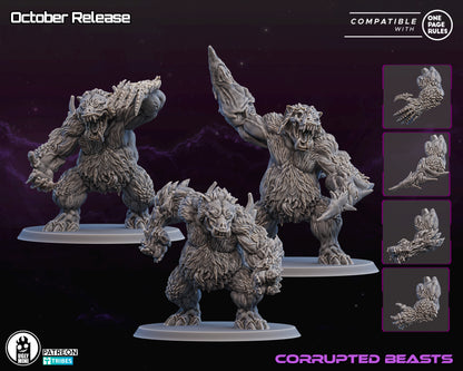 UGLY Miniatures Infected Colonies - Corrupted Beasts