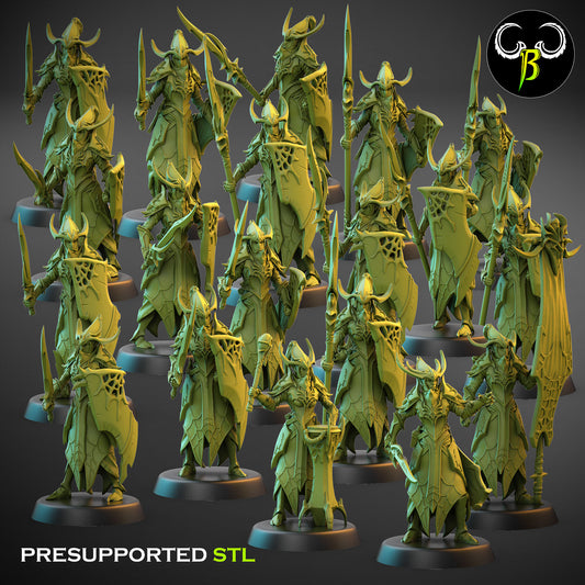 ClayBeastCreation - Cultists of the Web Melee Squad