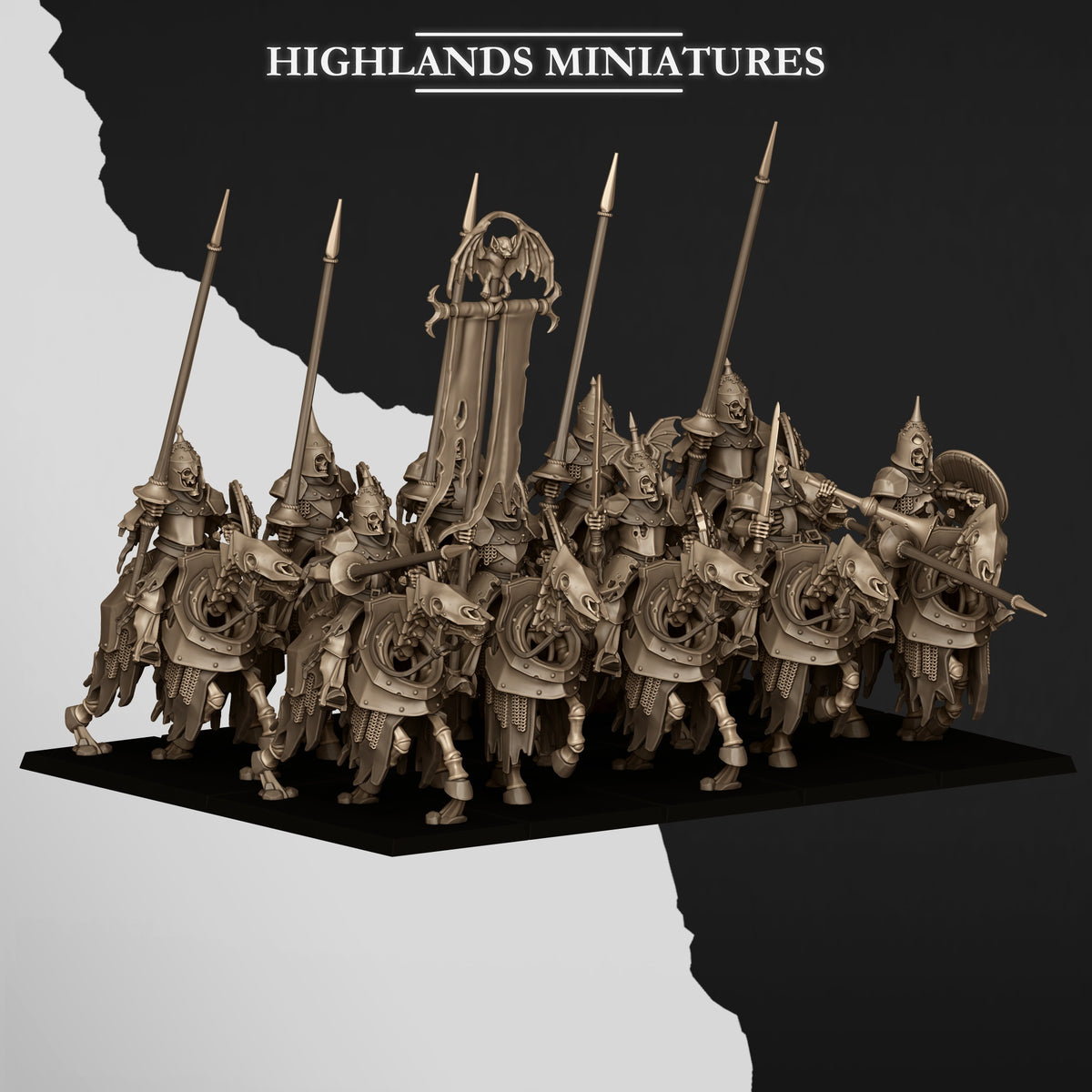 Highlands Miniatures - Undead Dark Knights