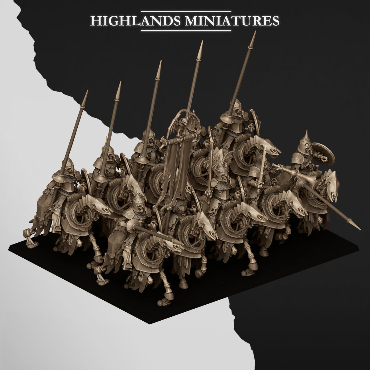 Highlands Miniatures - Undead Dark Knights