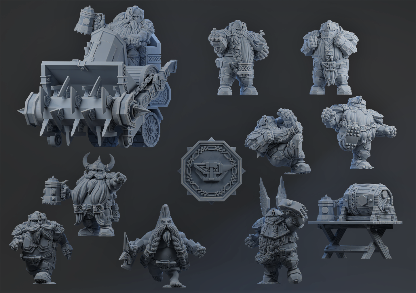 Brutefun Fantasy Football Dwarf Team