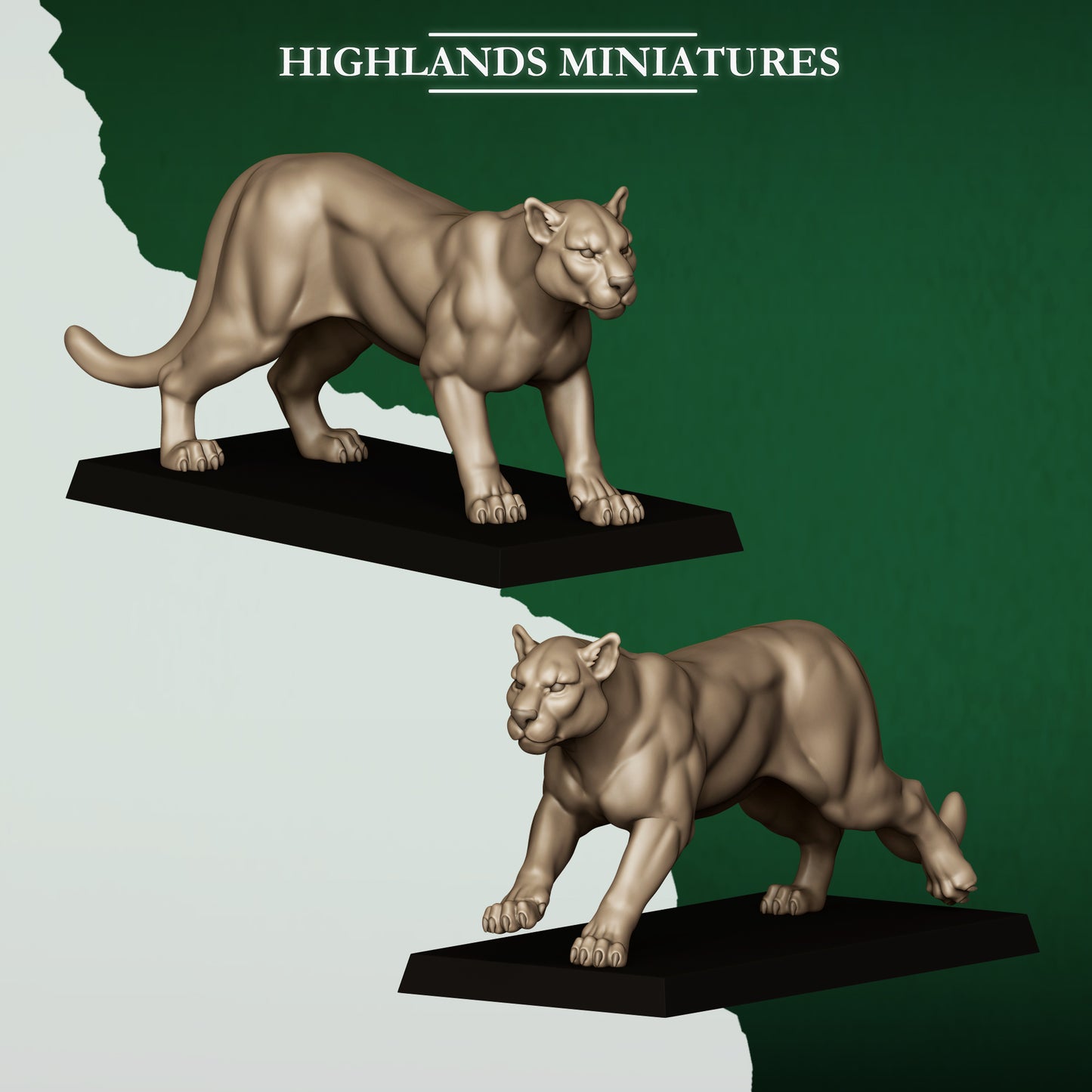 Highlands Miniatures Feral Elves - Beast Tamers