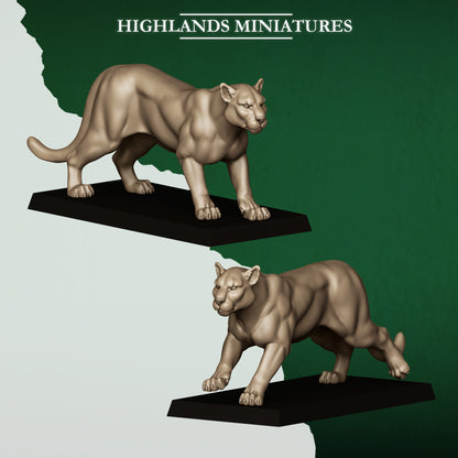 Highlands Miniatures Feral Elves - Beast Tamers
