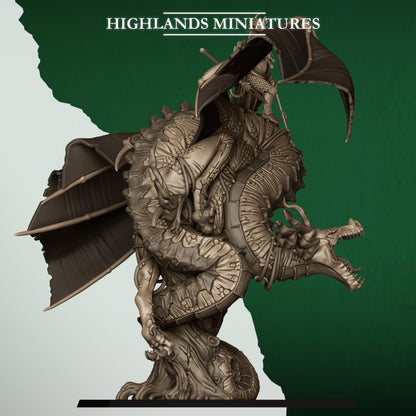Highlands Miniatures Feral Elves - Dragon