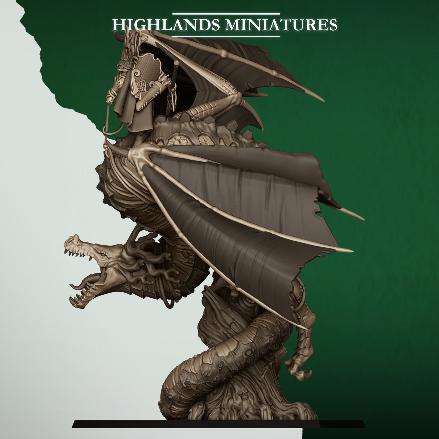 Highlands Miniatures Feral Elves - Dragon