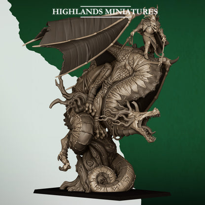 Highlands Miniatures Feral Elves - Dragon