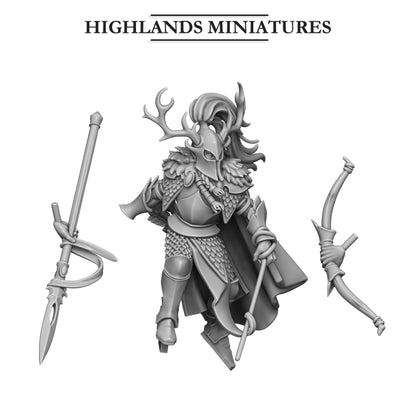 Highlands Miniatures Feral Elves - Dragon