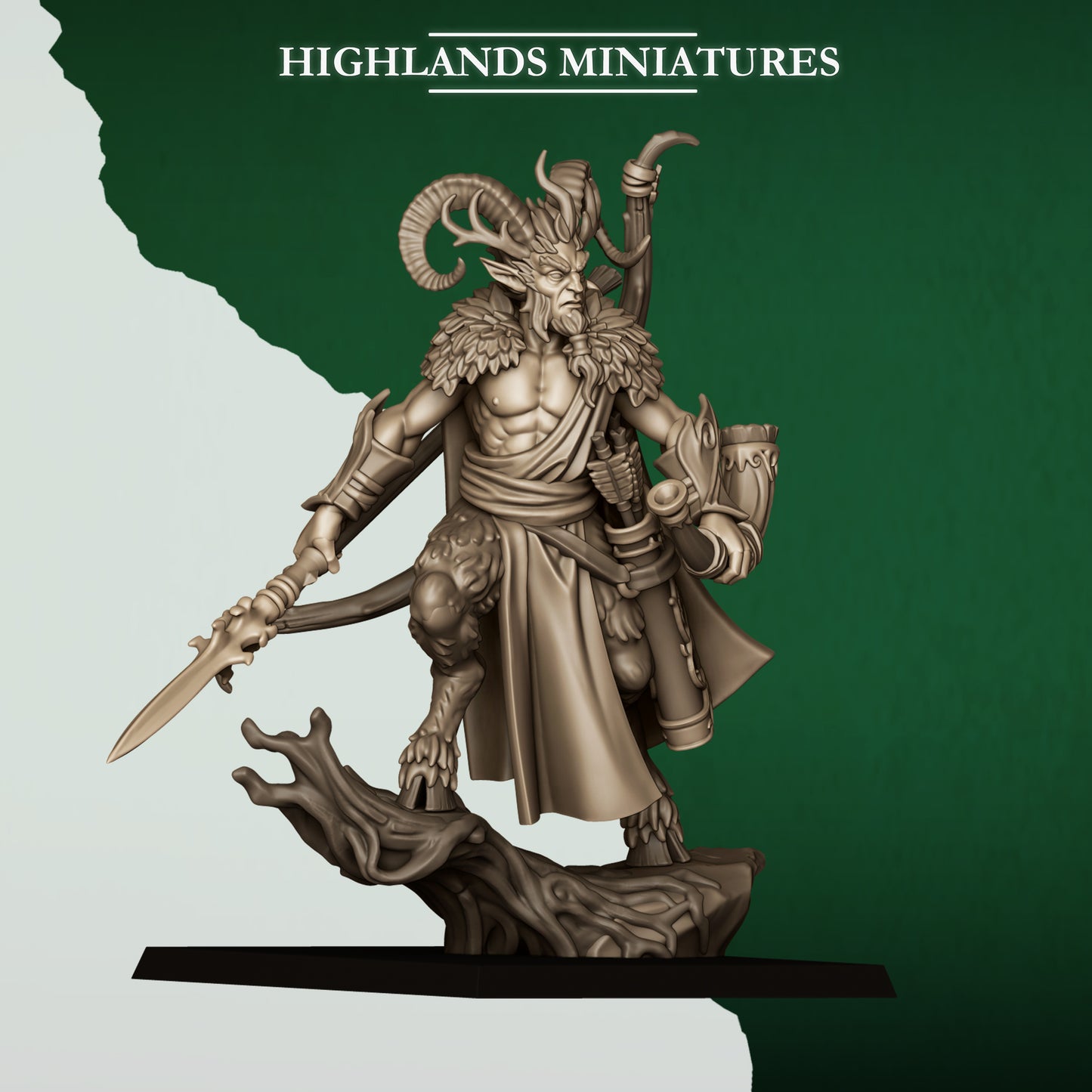Highlands Miniatures Feral Elves - Faunus