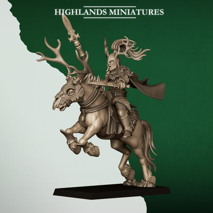 Highlands Miniatures Feral Elves - Forest Riders
