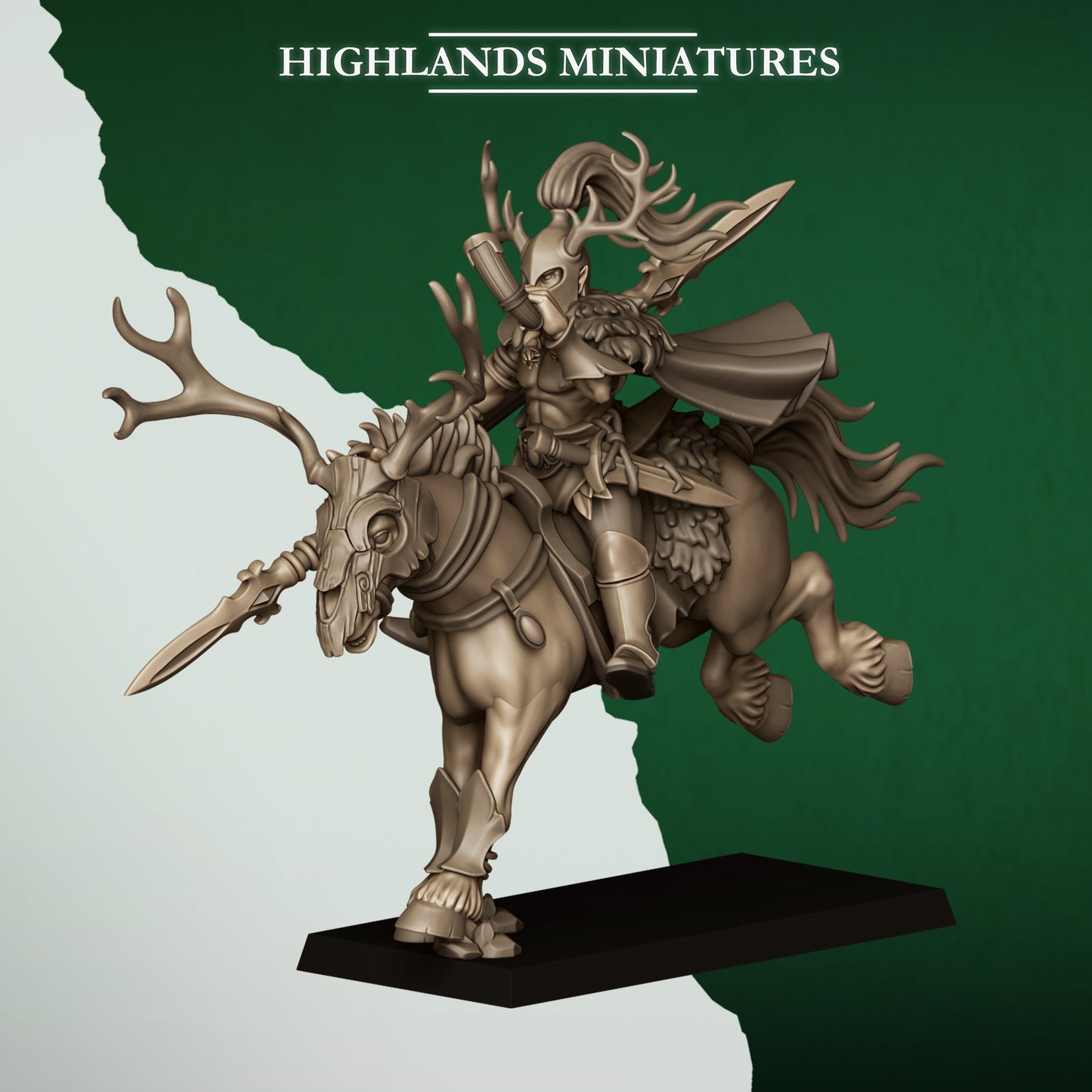Highlands Miniatures Feral Elves - Forest Riders