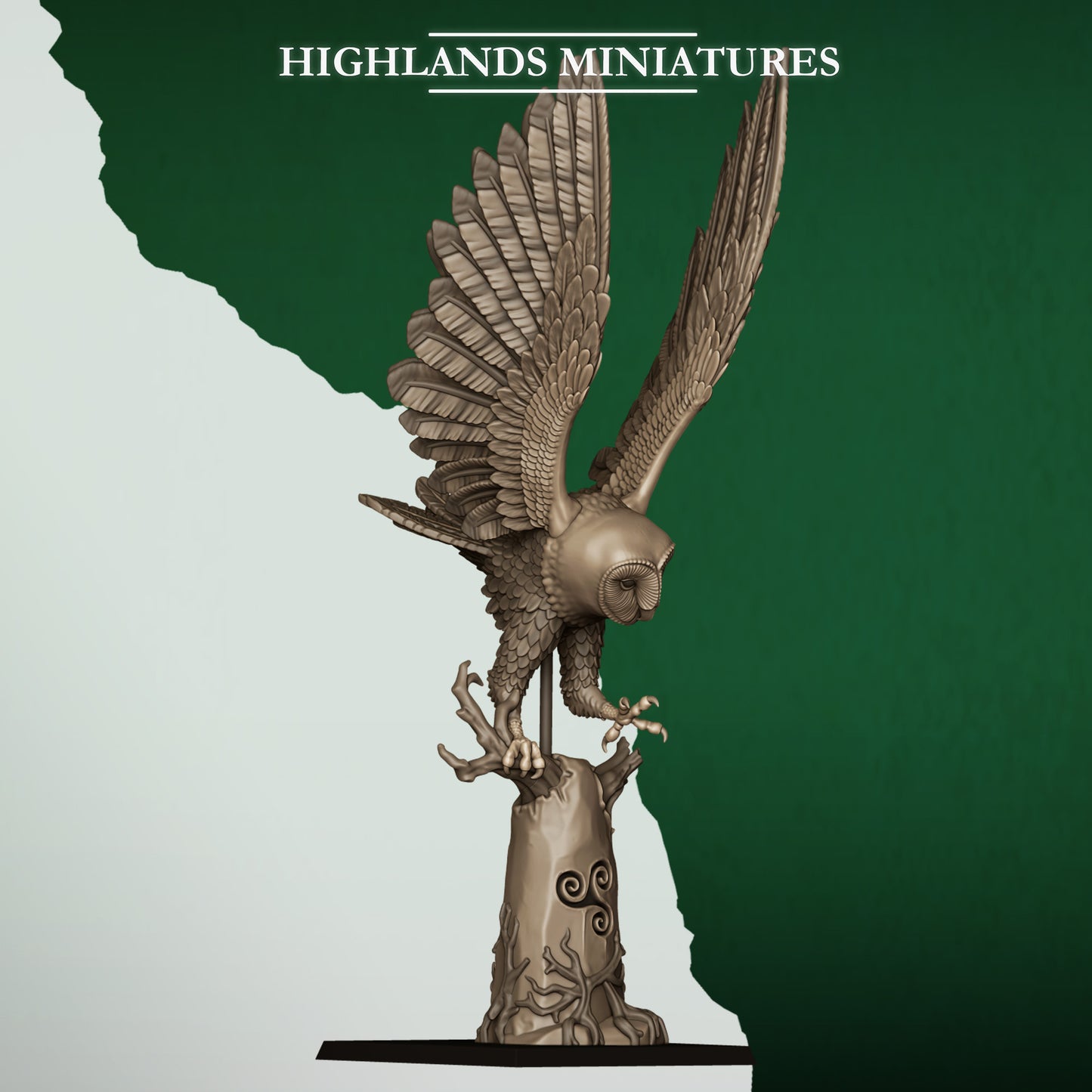 Highlands Miniatures Feral Elves - Owl Riders