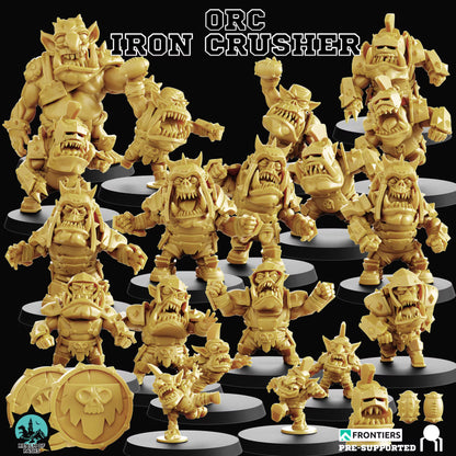 Realm of Paths Fantasy Football Chibi Orc - 'Iron Crusher'