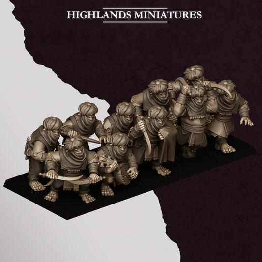 Highlands Miniatures Sons Of Marduk - Hobgoblin Backstabbers