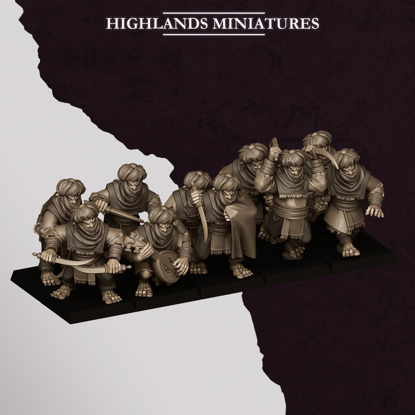 Highlands Miniatures Sons Of Marduk - Hobgoblin Backstabbers