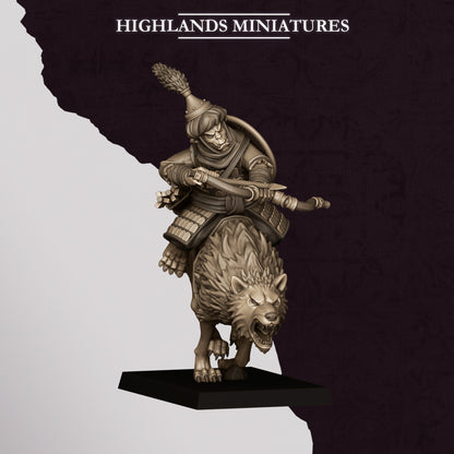 Highlands Miniatures Sons Of Marduk - Hobgoblin Wolfriders with Bows