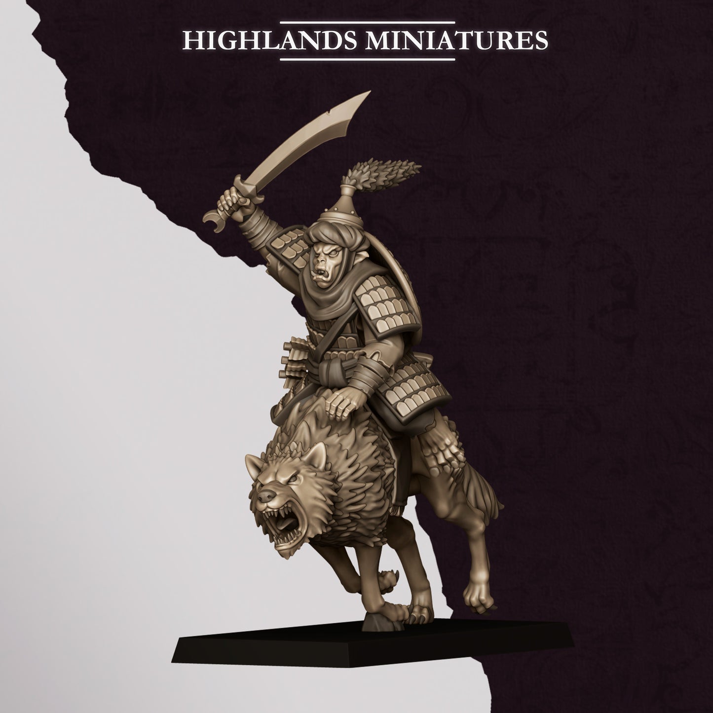 Highlands Miniatures Sons Of Marduk - Hobgoblin Wolfriders with Bows