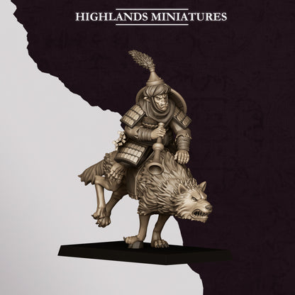Highlands Miniatures Sons Of Marduk - Hobgoblin Wolfriders with Spears