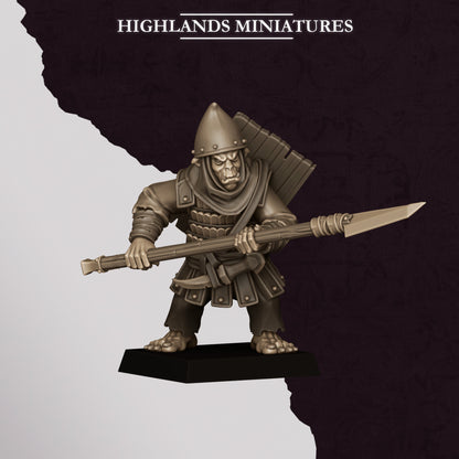 Highlands Miniatures Sons Of Marduk - Hobgoblin Spearmen