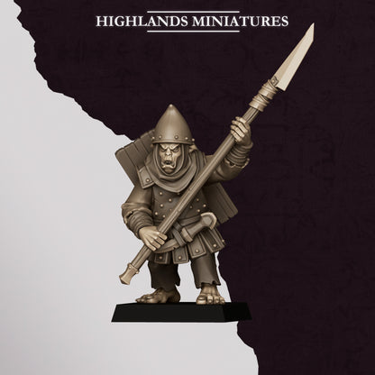 Highlands Miniatures Sons Of Marduk - Hobgoblin Spearmen