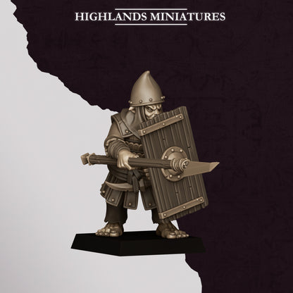 Highlands Miniatures Sons Of Marduk - Hobgoblin Spearmen