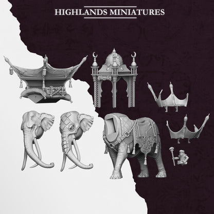 Highlands Miniatures Sons Of Marduk - Hobgoblin War Elephant