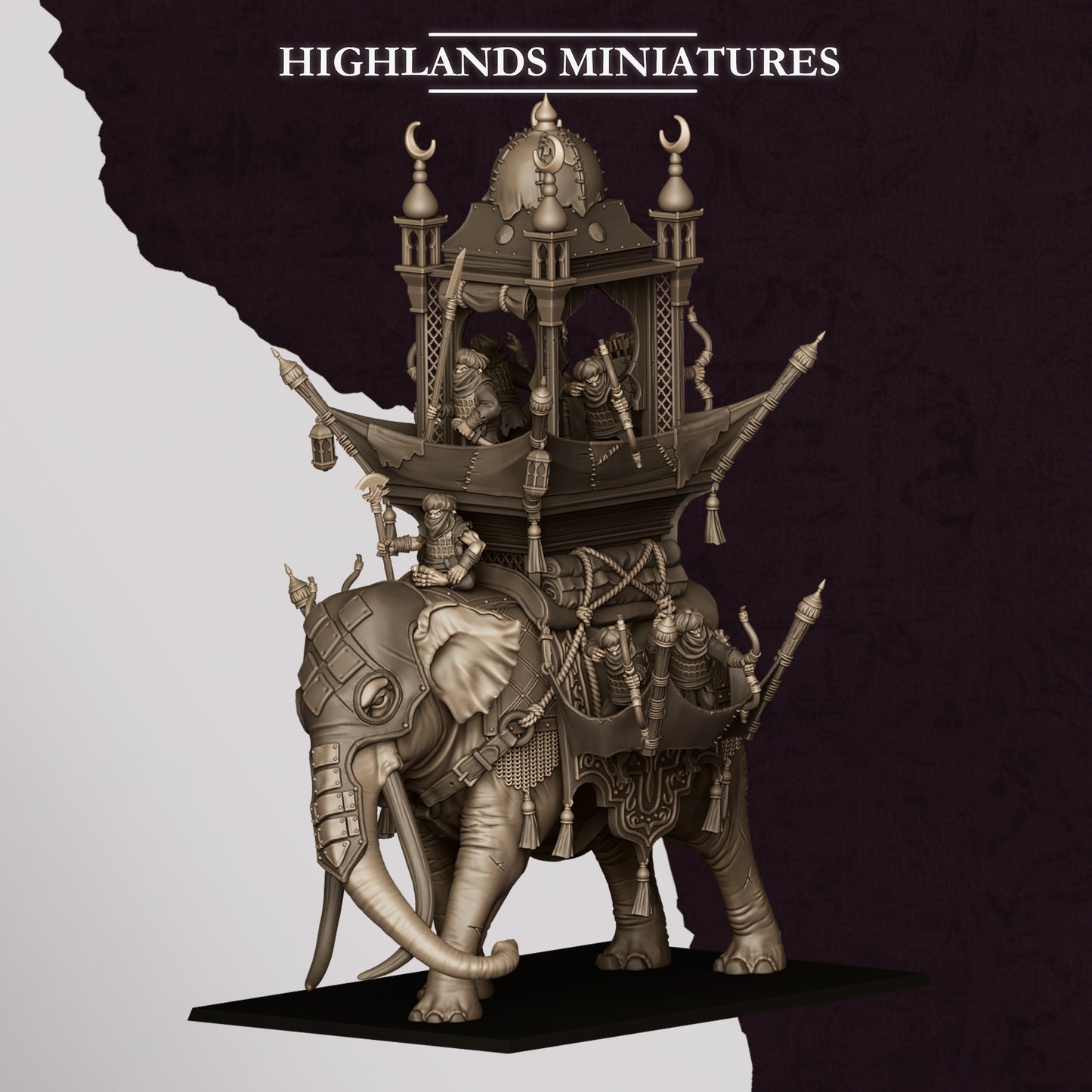 Highlands Miniatures Sons Of Marduk - Hobgoblin War Elephant