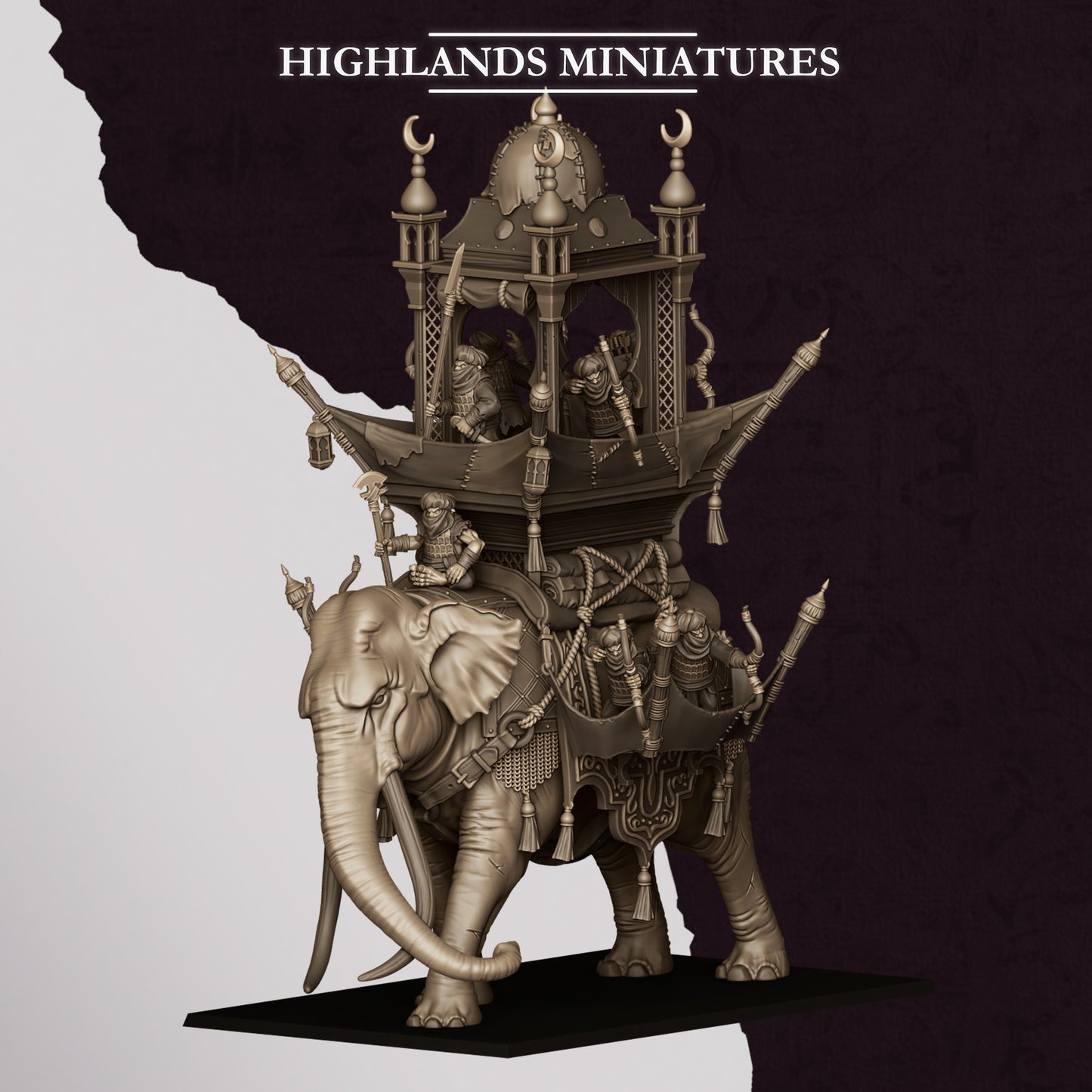 Highlands Miniatures Sons Of Marduk - Hobgoblin War Elephant