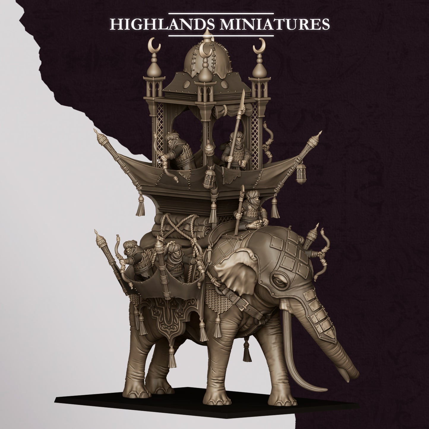 Highlands Miniatures Sons Of Marduk - Hobgoblin War Elephant