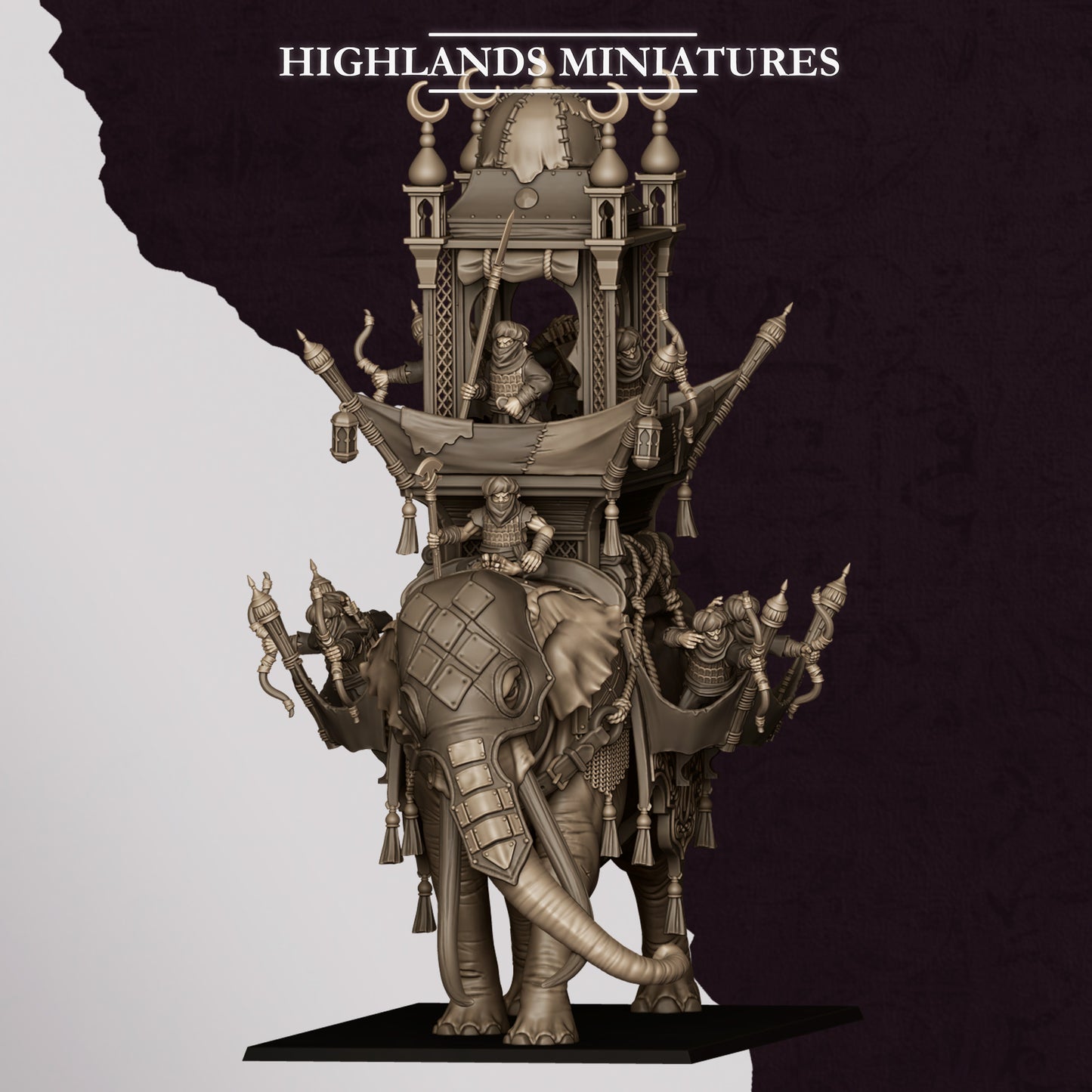 Highlands Miniatures Sons Of Marduk - Hobgoblin War Elephant