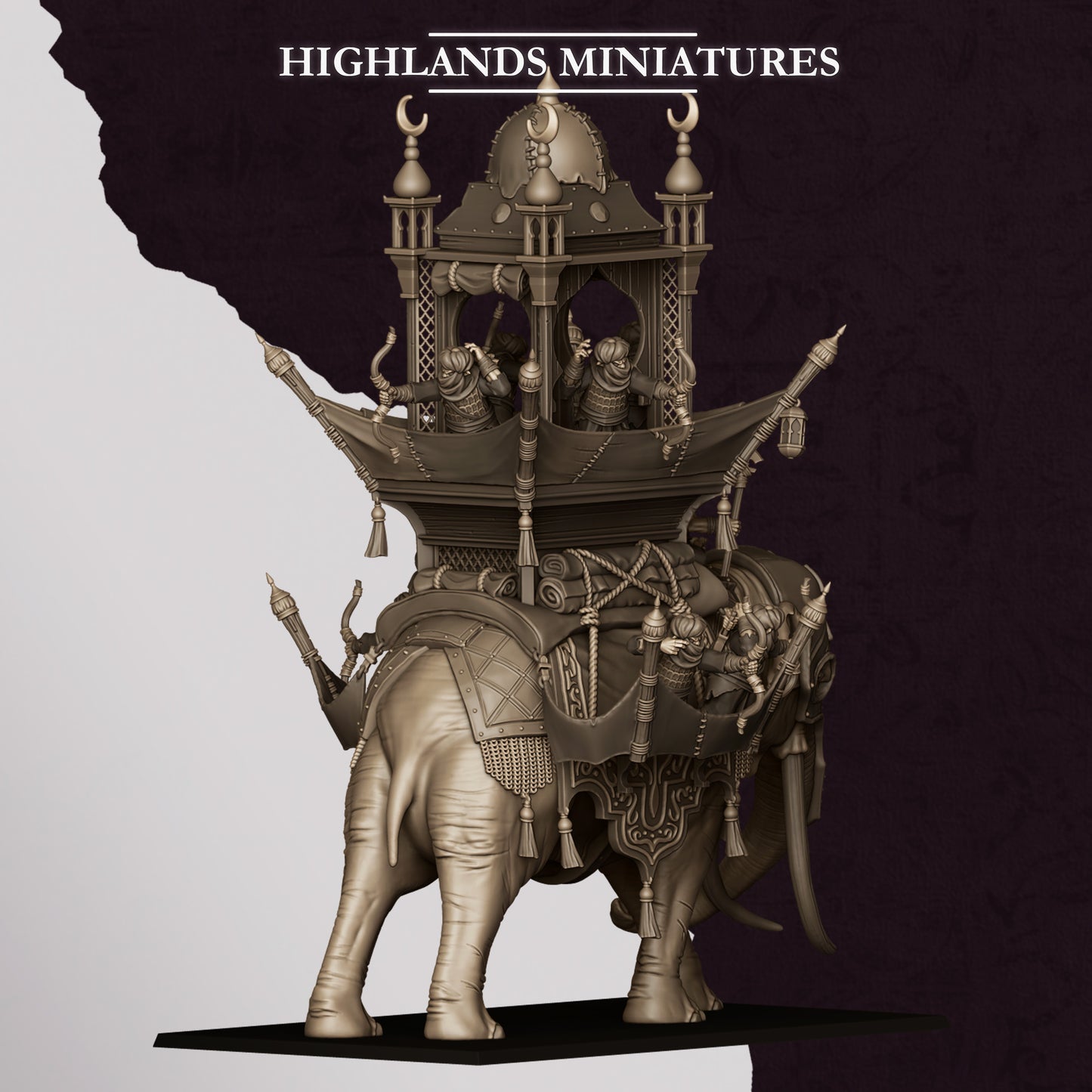 Highlands Miniatures Sons Of Marduk - Hobgoblin War Elephant