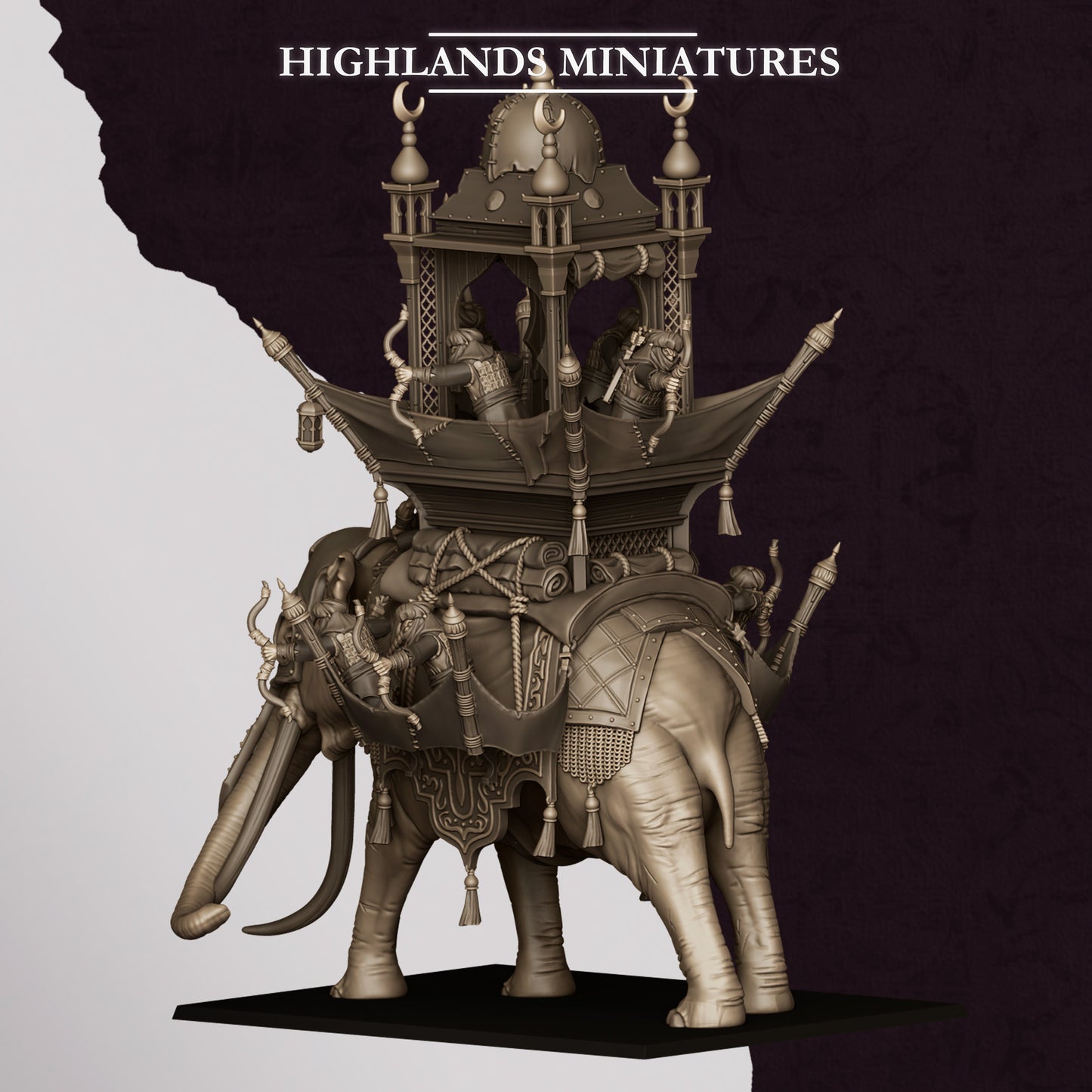 Highlands Miniatures Sons Of Marduk - Hobgoblin War Elephant