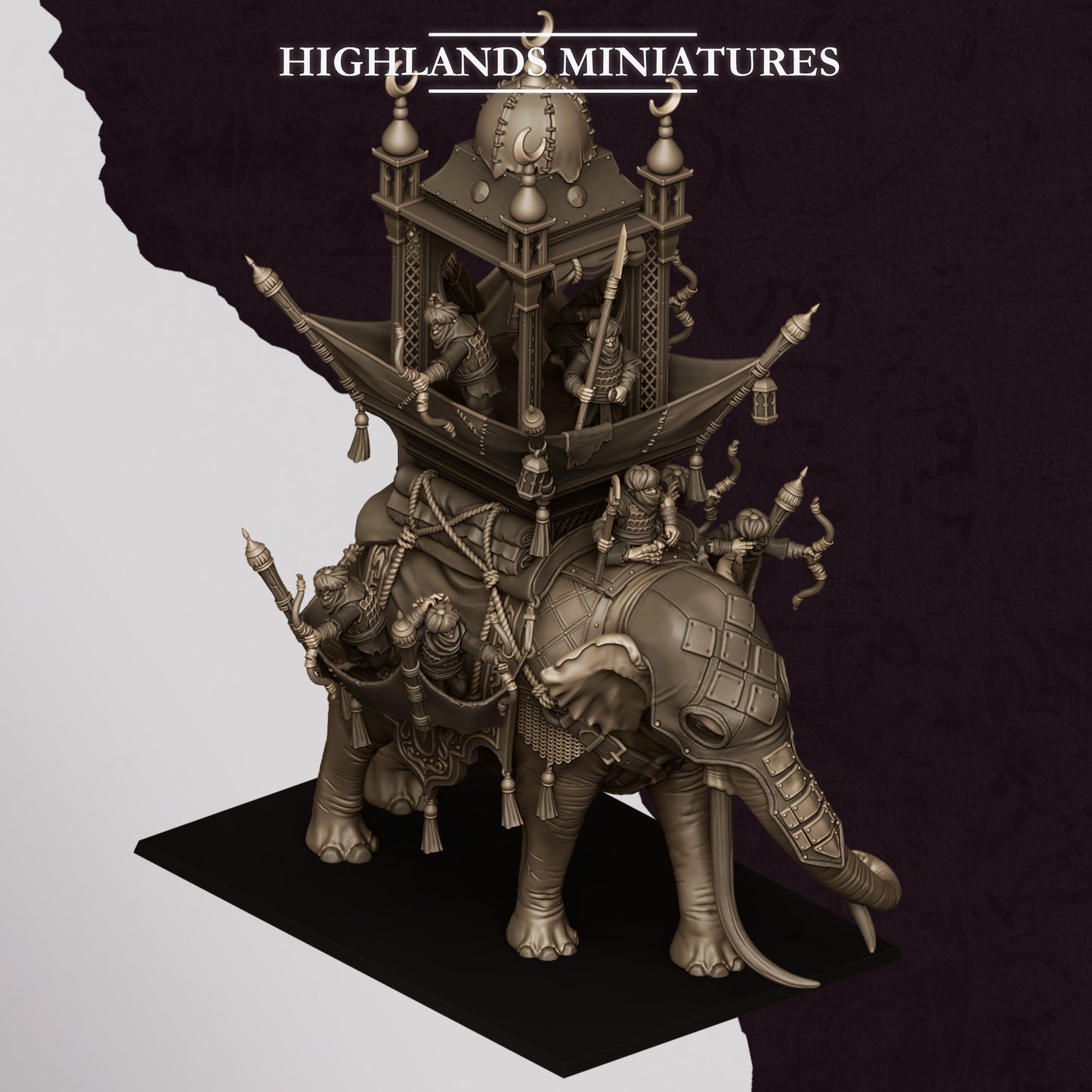 Highlands Miniatures Sons Of Marduk - Hobgoblin War Elephant