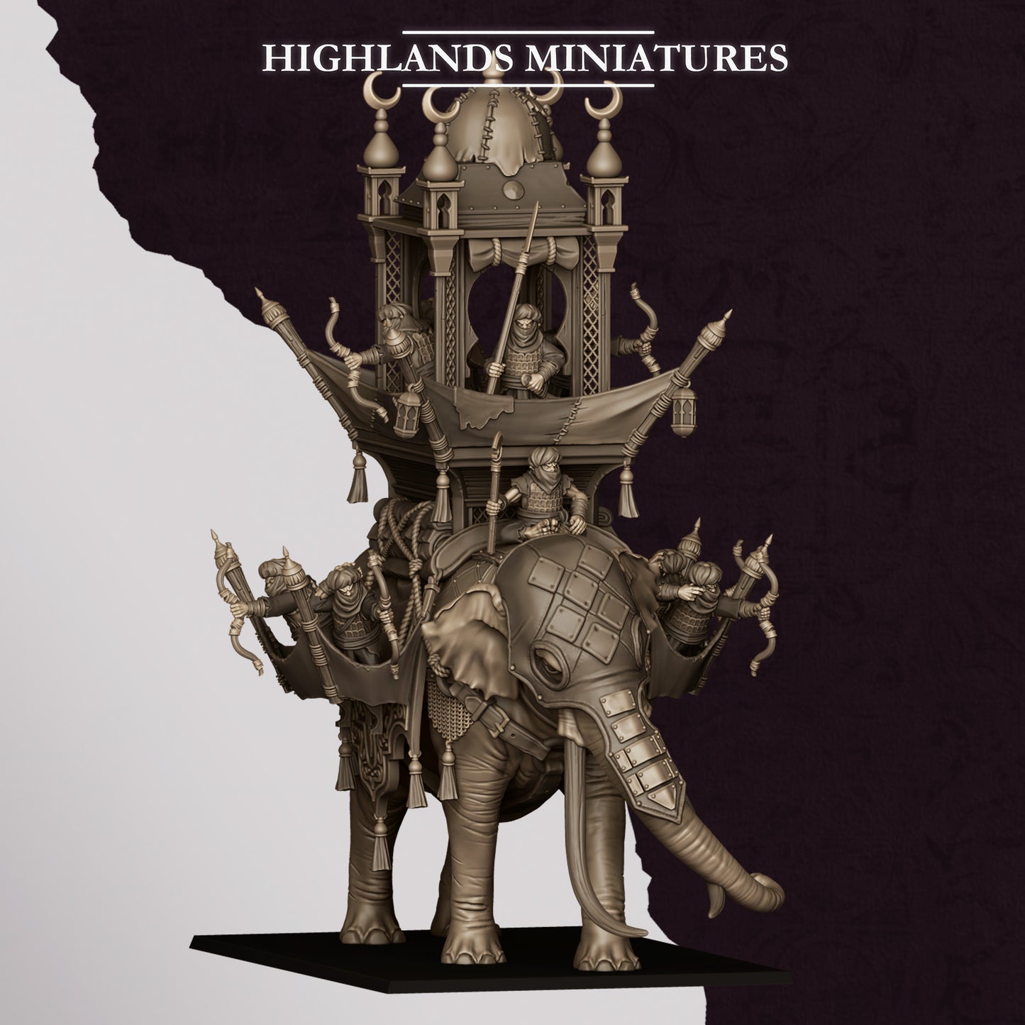 Highlands Miniatures Sons Of Marduk - Hobgoblin War Elephant