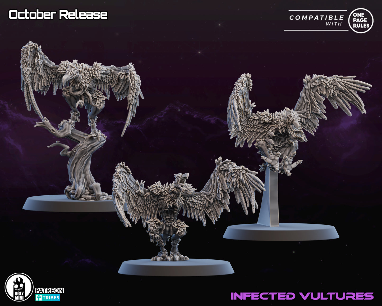 UGLY Miniatures Infected Colonies - Infected Vultures