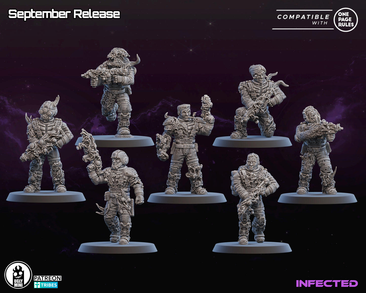 UGLY Miniatures Infected Colonies - Infected Soldiers Pt2