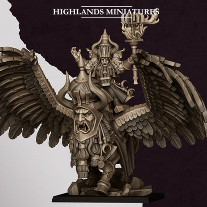 Highlands Miniatures Sons Of Marduk - Great Sorcerer on Lamassu