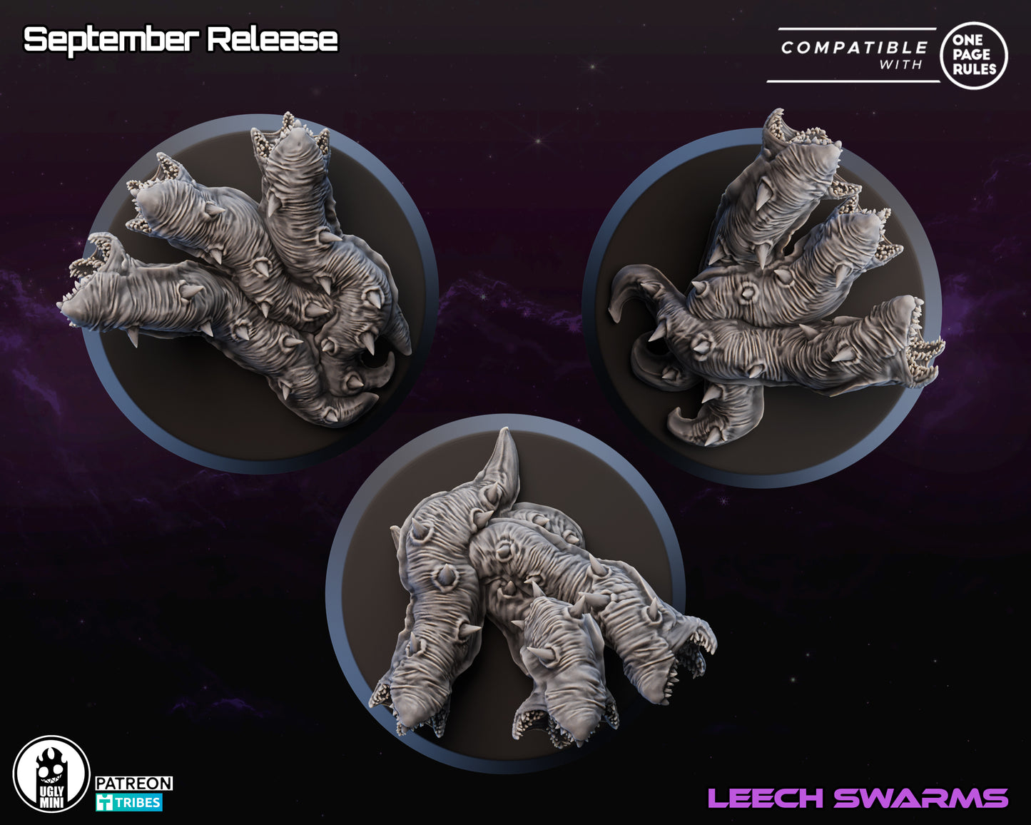 UGLY Miniatures Infected Colonies - Giant Leech Swarms