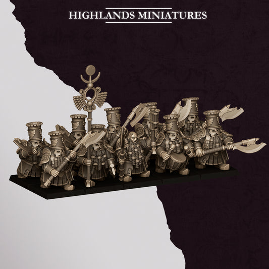 Highland Miniatures Sons Of Marduk - Heavy Guard with Great Weapons