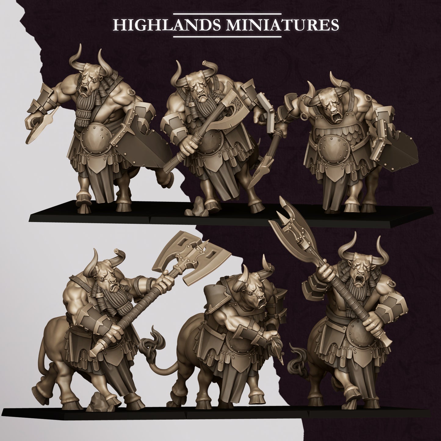 Highlands Miniatures Sons Of Marduk - Minotaurs